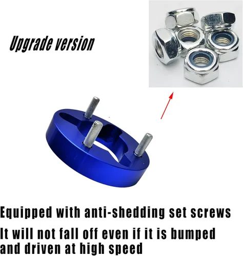 Vista 5 de Kit de elevación de suspensión, espaciadores de puntal, kit de elevación de nivelación de 2.5 pulgadas para Navara D40 NP300 D23 / Frontier