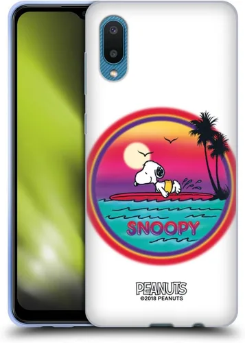 Vista 367 de Head Case Designs Officially Licensed Peanuts Beach Surf Snoopy Boardwalk Airbrush Gel Case [Military Grade Protection] Compatible with Google Pixel