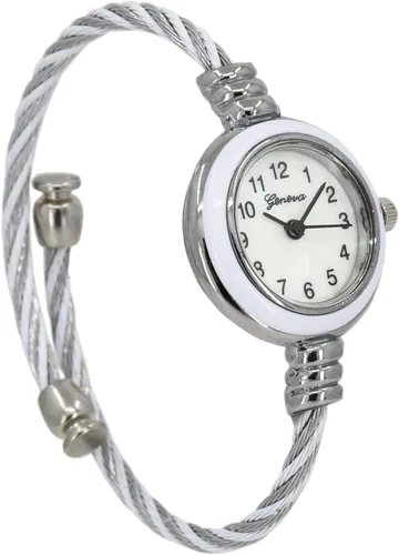 Vista 3 de Blekon Collections Reloj de Pulsera Tipo Brazalete para Mujer - Pantalla Analógica Redonda Números Árabes Caja de 23mm Reloj con Brazalete
