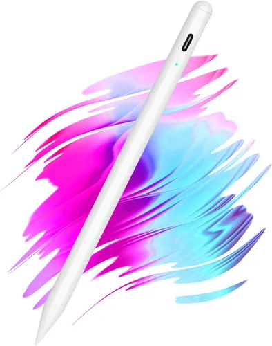Vista 8 de Lápiz óptico de 1ª generación con carga rápida y rechazo de palma, lápiz activo compatible con iPad Pro 11/12.9, iPad 10/9/8/7/6, iPad mini 5/6