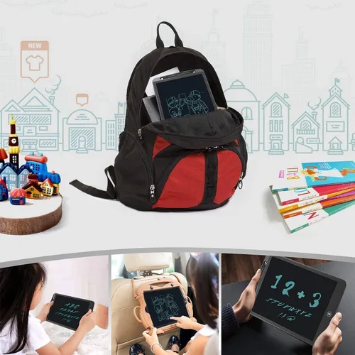 Vista 7 de Tablero de escritura LCD, color con bloqueo de pantalla, tablero de dibujo de graffiti borrable, tablero de escritura electrónico, tablero