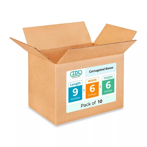 Vista 43 de Cajas de mudanza y envío de cubos pequeños de 9 x 9 x 9 pulgadas (paquete de 5) – Extra resistentes 200 libras frente a las regulares – Cajas