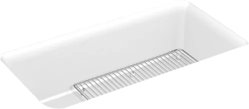 Vista 49 de KOHLER K-28001-CM5 Cairn Fregadero, 24 pulgadas, beige mate