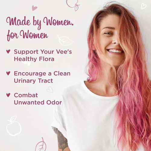 Vista 6 de VeeFresh VeeBiotics - Probióticos de arándano para mujeres, 60 cápsulas de probióticos para mujer con prebióticos y extracto de arándano