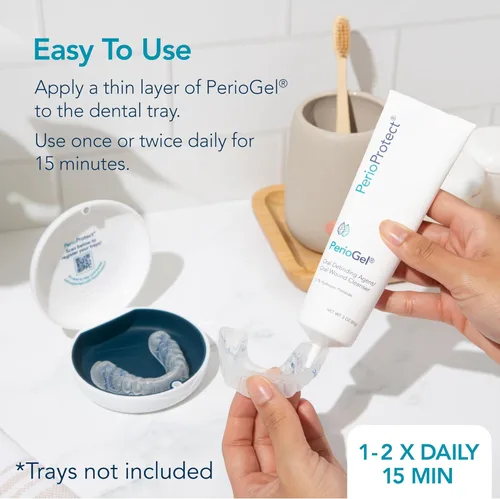 Vista 5 de Perio Gel Tratamiento periodontal para dientes Promueve el blanqueamiento dental (3 onzas)