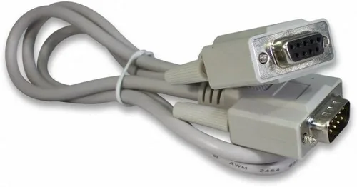 Vista 10 de YCS basics Cable de extensión DB9 de 9 pines serial/RS232 macho/hembra de 100 pies