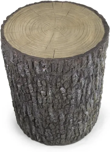 Aquascape Cubierta decorativa de tocón de roble sintético para accesorios, cajas eléctricas, asiento, mesa o acento de jardín, 18.5 pulgadas de alto