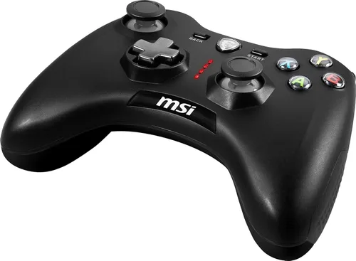 Vista 5 de msi Force GC30V2 - Controlador inalámbrico para juegos, motores de doble vibración, modos de conexión duales, almohadillas D intercambiables, Negro