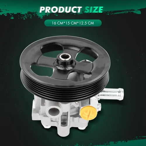 Vista 7 de SCITOO Bomba de dirección asistida, con polea, 2007-2012 para Dodge Caliber, 2007-2017 para Jeep Compass, 2007-2017 para Jeep Patriot, reemplazo #