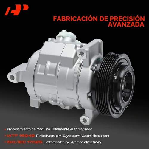 Vista 3 de Compresor de aire acondicionado A-Premium con embrague