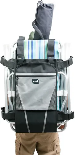 Bolsa de transporte para silla plegable, mochila grande para silla de playa, accesorios de playa imprescindibles, bolsa de transporte para silla de
