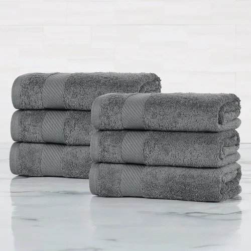 Vista 78 de SUPERIOR Kendell - Juego de 4 toallas de baño de algodón egipcio, absorbentes, para la ducha, artículos esenciales para el spa, toallas grandes