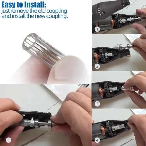 Vista 5 de Piezas de repuesto Dremel, 395 acoplamiento de herramientas rotativas compatibles con piezas de herramientas Dremel 2615294309-4