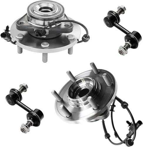 Vista 42 de Detroit Axle - Kit de cubos de rodamiento de rueda delantera de 6 piezas para Dodge Dart 2013-2016, Chrysler 200 2015-2017, 2 cojinetes de rueda