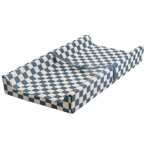 Vista 15 de Tiny Twinkle Cambiador de pañales para tocador y mesa de guardería, impermeable, lavable y a prueba de desorden con correa de seguridad, base