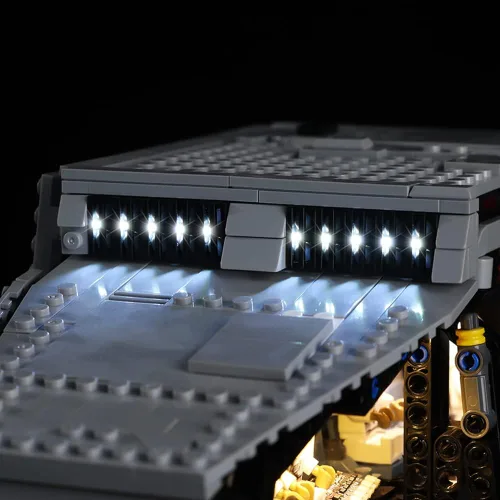 Vista 7 de Kyglaring Kit de iluminación LED (sin modelo) diseñado para Lego Star Wars at-at 75313 Model Building Set, sin juego de Lego (versión clásica)