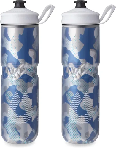 Vista 19 de HydraPak Botella Polar - Botella deportiva de agua aislada Polar - sin BPA, botella deportiva y para bicicleta con asa