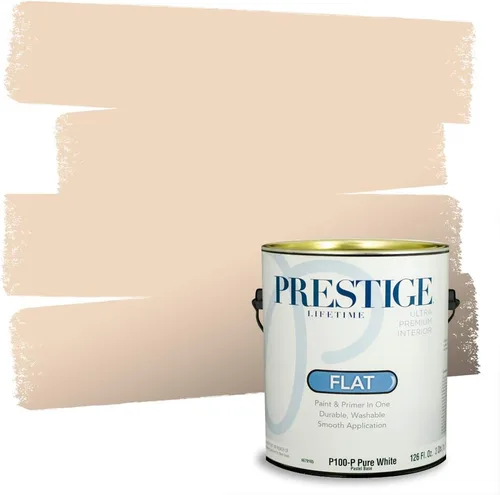 Vista 110 de PRESTIGE Pintura exterior e imprimación en uno, bronceado Aberdeen, plano, 1 galón