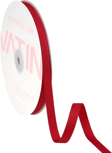 Vista 227 de VATIN Cinta de Grogrén Negra, 1-1/2" x 50 Yardas Continuas, Cinta de Grogrén de Poliéster Negra, Usar para Lazos de Bricolaje, Accesorios