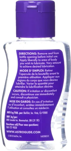 Vista 4 de Astroglide Lubricante compatible con condones a base de agua de 2.5 onzas