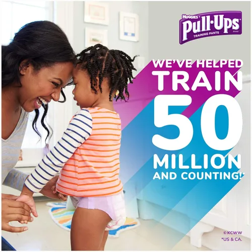 Vista 5 de Pull-Ups Learning Designs - Pantalones de entrenamiento para niñas, 2T-3T (18-34 libras), 25 unidades (el embalaje puede variar)