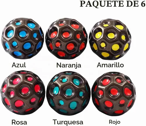 Vista 4 de ZHEBAG Super High Jumping Ball,Extreme High Bouncing Ball, Super High Bouncing Ball, Children's Sensory Ball, Athlete Training Ball
