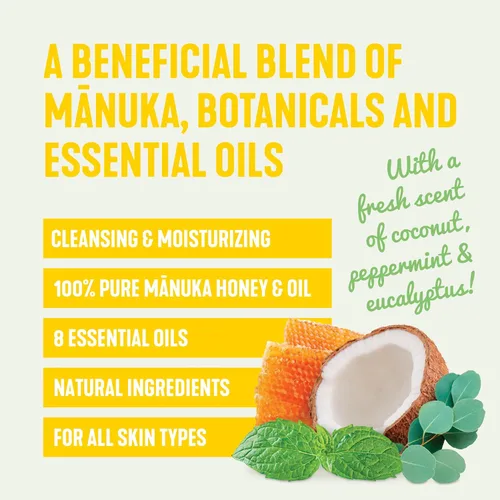 Vista 2 de One Tree Hill Manuka Body Wash Mezcla de miel de manuka y aceites esenciales 9 onzas líquidas
