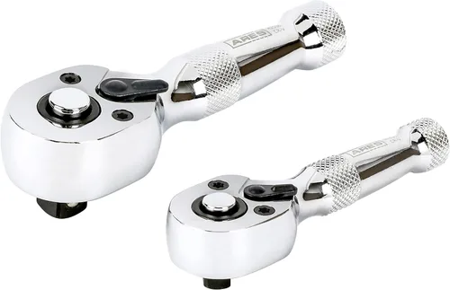 Vista 10 de ARES 42062 – Doble accionamiento de 1/4 de pulgada y punta de 1/4 de pulgada con micro trinquete de 72 dientes – Engranaje de dientes finos de 72