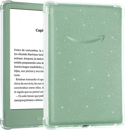Vista 19 de CoBak Funda transparente para E-Reader de 6 pulgadas 2024 y 2022 (11ª generación) con correa elástica para la mano, funda transparente de TPU suave