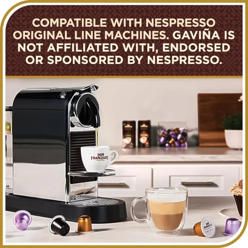 Vista 4 de Don Francisco's and Cafe La Llave - Paquete variado de cápsulas de café expreso – 50 unidades – Cápsulas de café espresso de aluminio reciclable
