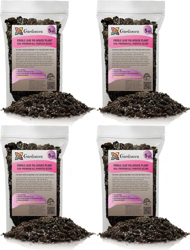 Vista 6 de Gardenera Mezcla de suelo de higuera de hoja de violín, mezcla premium de musgo de turba, corteza de Nueva Zelanda, chips de coco y perlita