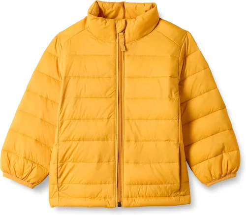 Vista 12 de Amazon Essentials Chaqueta ligera, resistente al agua, con capucha, acolchada y plegable para niños y niñas pequeñas