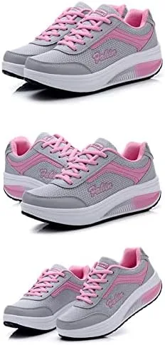 Vista 7 de Zapatos deportivos casuales para caminar transpirables para mujer