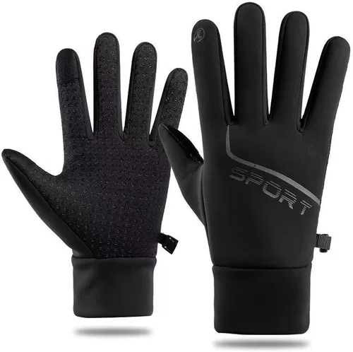 BCDlily Guantes de invierno para hombres y mujeres, guantes térmicos y antideslizantes, guantes de nieve impermeables