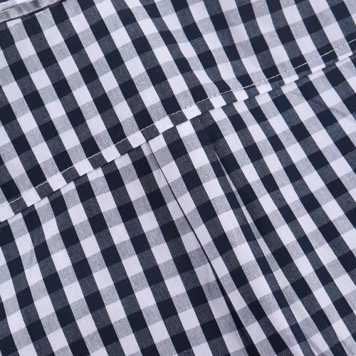 Vista 7 de Spring&Gege Camisas de vestir de manga corta para niños Uniforme formal tejido sólido