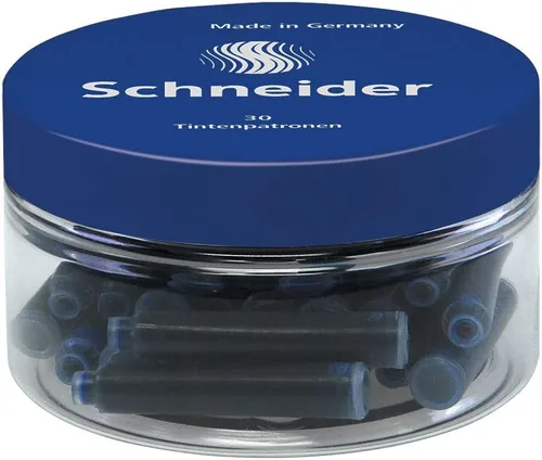 Vista 3 de Schneider Cartucho de tinta para pluma estilográfica, negro, 30 unidades (06701)