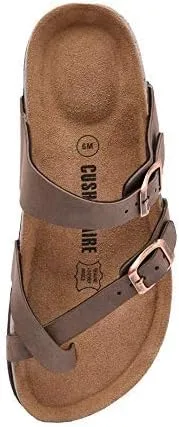 Vista 5 de Cushionaire Luna - Sandalias para mujer con plantilla de corcho con más comodidad