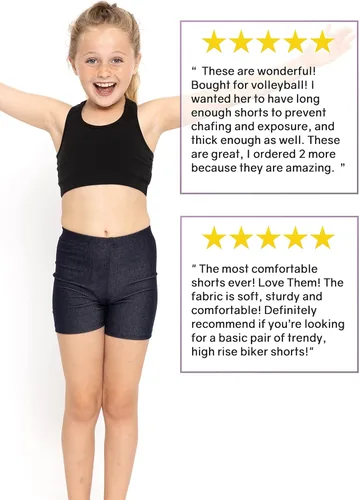 Vista 5 de STRETCH IS COMFORT Pantalones cortos de algodón para niña y leggings hasta la rodilla 4-16