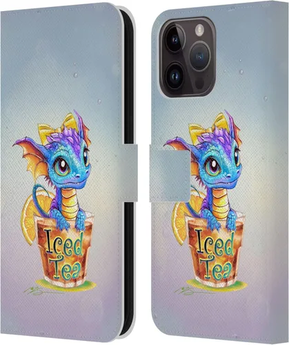 Vista 121 de Head Case Designs Officially Licensed Ruth Thompson Boba Tea Cup O Dragons Leather Wallet Case Compatible with Apple iPhone 7 Plus / 8 Plus