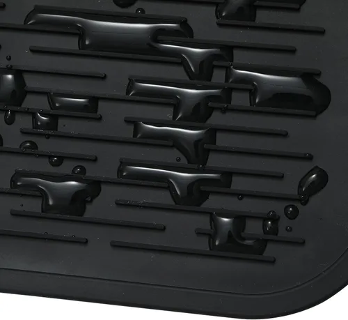 Vista 647 de MicoYang Alfombrilla de Silicona para Secar Platos de Múltiples Usos, Fácil de Limpiar, Ecológica, Alfombrilla de Silicona Resistente al Calor