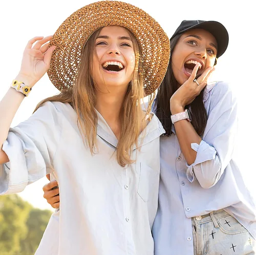 Vista 5 de GEAK Bonita correa compatible con Fitbit Versa 2, bandas Fitbit Versa, bandas Versa Lite, Fitbit Versa 2, correas de reloj para mujeres y hombres