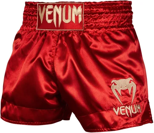 Vista 25 de Venum Muay Thai Shorts Clásico Negro/Dorado