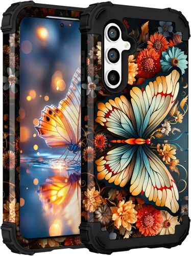 Vista 44 de Hocase Funda para Galaxy S20 FE 5G, resistente a prueba de golpes, goma de silicona suave, funda protectora híbrida de plástico duro para Samsung