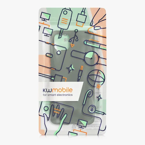 Vista 7 de kwmobile Funda compatible con Samsung Galaxy A12 - Funda protectora de silicona TPU suave y delgada - Verde oscuro mate