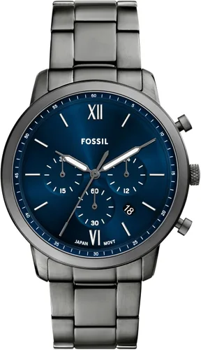 Vista 14 de Fossil Neutra - Reloj cronógrafo de cuarzo de acero inoxidable y cuero para hombre Pulsera negra/marrón