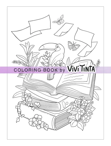 Vista 6 de Time To Chill Coloring Book of Awe-inspiring Discovery into the Tiny Worlds for Stress Relief and Relaxation