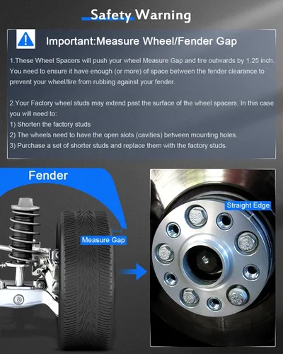 Vista 5 de ECCPP 4 adaptadores de espaciadores de rueda de 4 lengüetas de 1 pulgada, conversión de 4x110 a 4x137 10x1.25 2.913 in para 2007-2016 para Rancher
