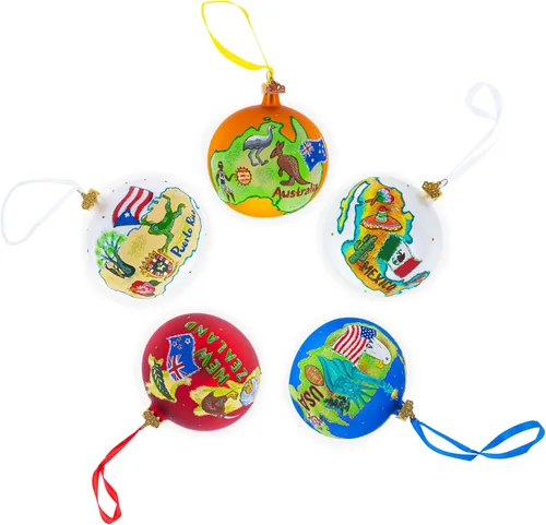 Vista 6 de Victoria Peak, Hong Kong - Adorno navideño de bola de cristal de 4 pulgadas