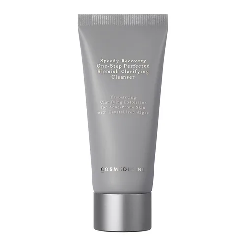Speedy Recovery® Limpiador exfoliante aclarante de manchas con aceite de árbol de té y algas cristalizadas para piel propensa al acné