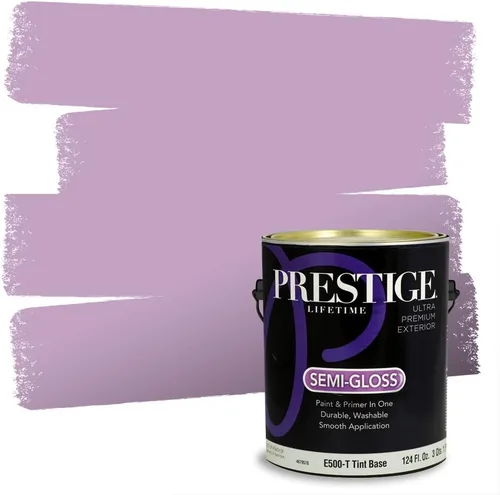 Vista 96 de PRESTIGE Pinturas de pintura interior e imprimación en uno, 1 galón, plano, combinación comparable de Sherwin Williams* Kimono Violet*
